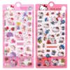 Sanrio Hello Kitty 3D Relief Sticker Scrapbooking Cartoon Girls Diy Diary Phone Case Laptop Luggage Stickers Stationery Decals