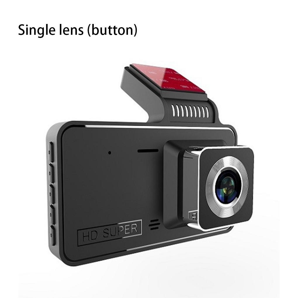 Universal 4 Inch Camera Vehicle 1080P Loop Recording Night View Video Recorder Dash Cam Accessories 2pcs Cams Touch