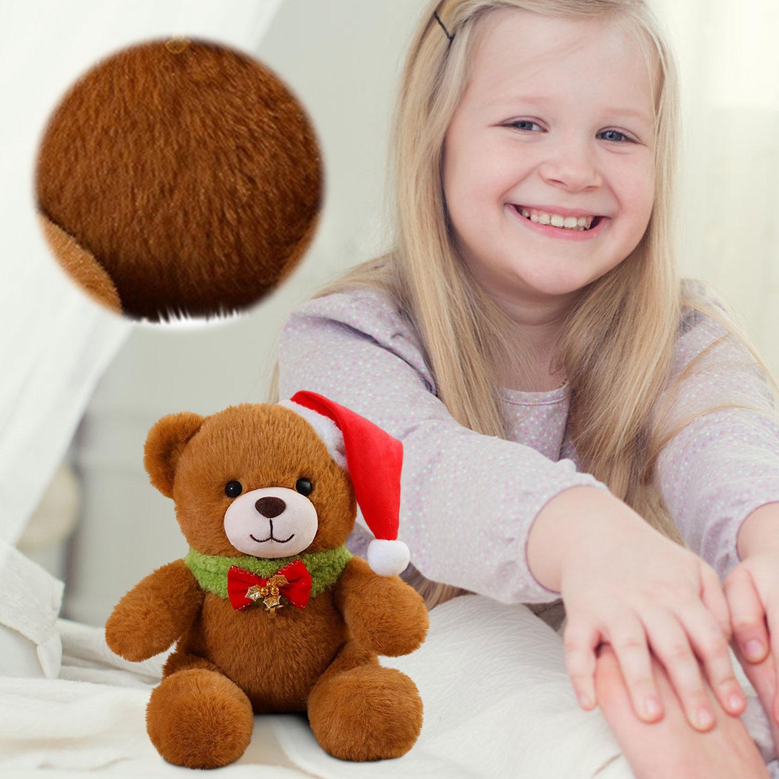 

Колокольчик Рождественский Медведь Плюшевая Игрушка Кукла Милый Медведь Кукла Рождественский Подарок One Size