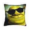 Federa Cuscino Stampata Meme Divertente di S-Shrek Copricuscino per Cuscino da Lancio Decorazioni per la Casa Y2K Con Cerniera Varie Misure