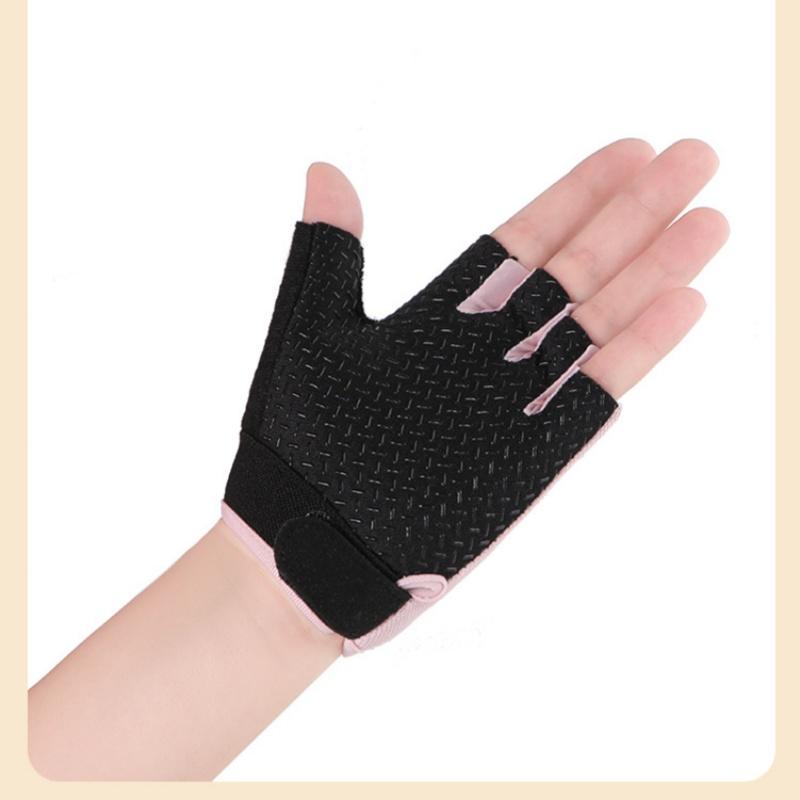 Kids Sport Gloves Breathable Anti-slip Scooter Tennis Gloves Fingerless Boys Girls Outdoor Sport Riding Skateboard Gloves