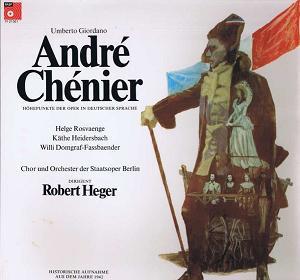 

LP Record UMBERTO GIORDANO HELGE ROSWAENGE Andre Chenier BB21361 BASF 1973 US Classical Used
