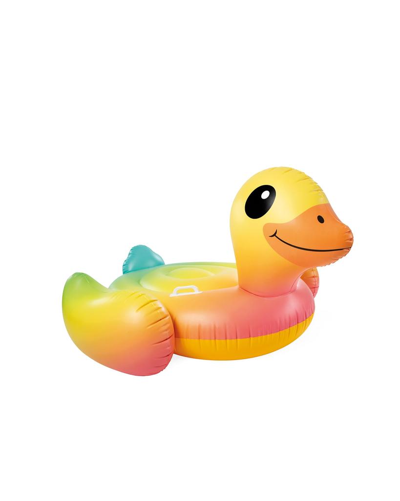 Intex Yellow Duck Inflatable Ride-On 58 X 58 X 32 for Ages 14+