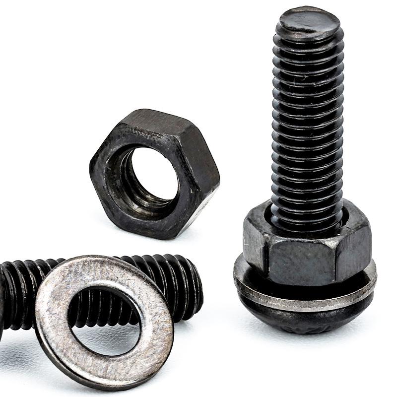 High-Strength Hex Socket Screw Set: 10.9 Grade Round Head, Pan Head, and Bolt Assortment