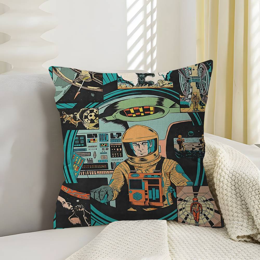 2001 A Space Odyssey Movie Cushion Cover Car Throw Pillow Case For Sofa Car Christmas Gift 40X40Cm 45X45Cm
