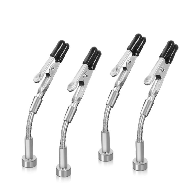 2/4Pcs Magnetic Helping Hands Soldering Aid with Flexible Gooseneck Metal Arms Third Hand for Automobile Electronics