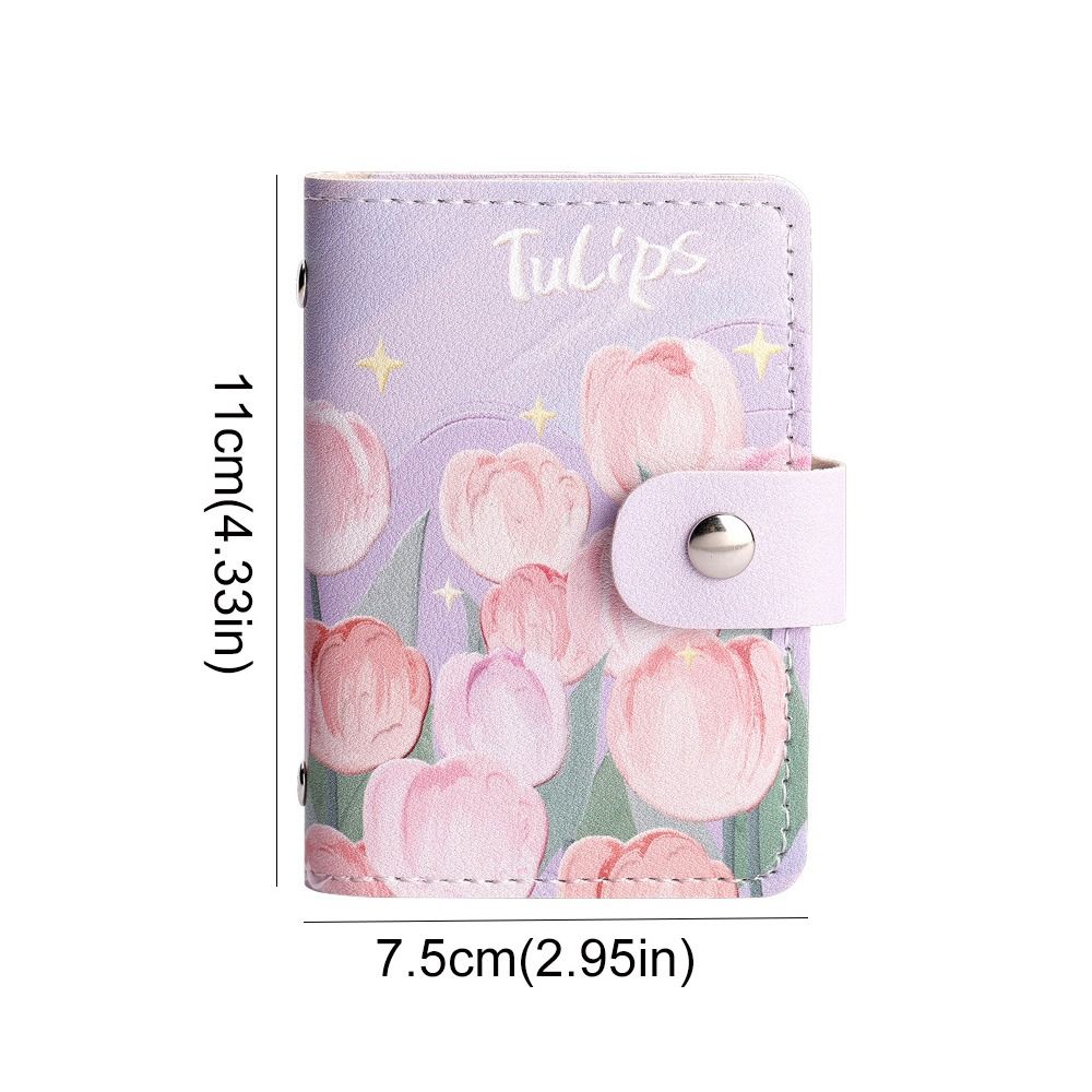 ID Bank Credit Card Oil Painting Card Holders Card Cover Multiple Cards Slots  Women