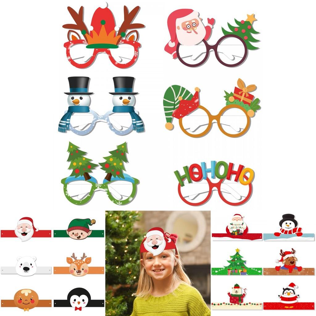 Christmas Celebration Paper Costume Accessories For Festive Photo Props