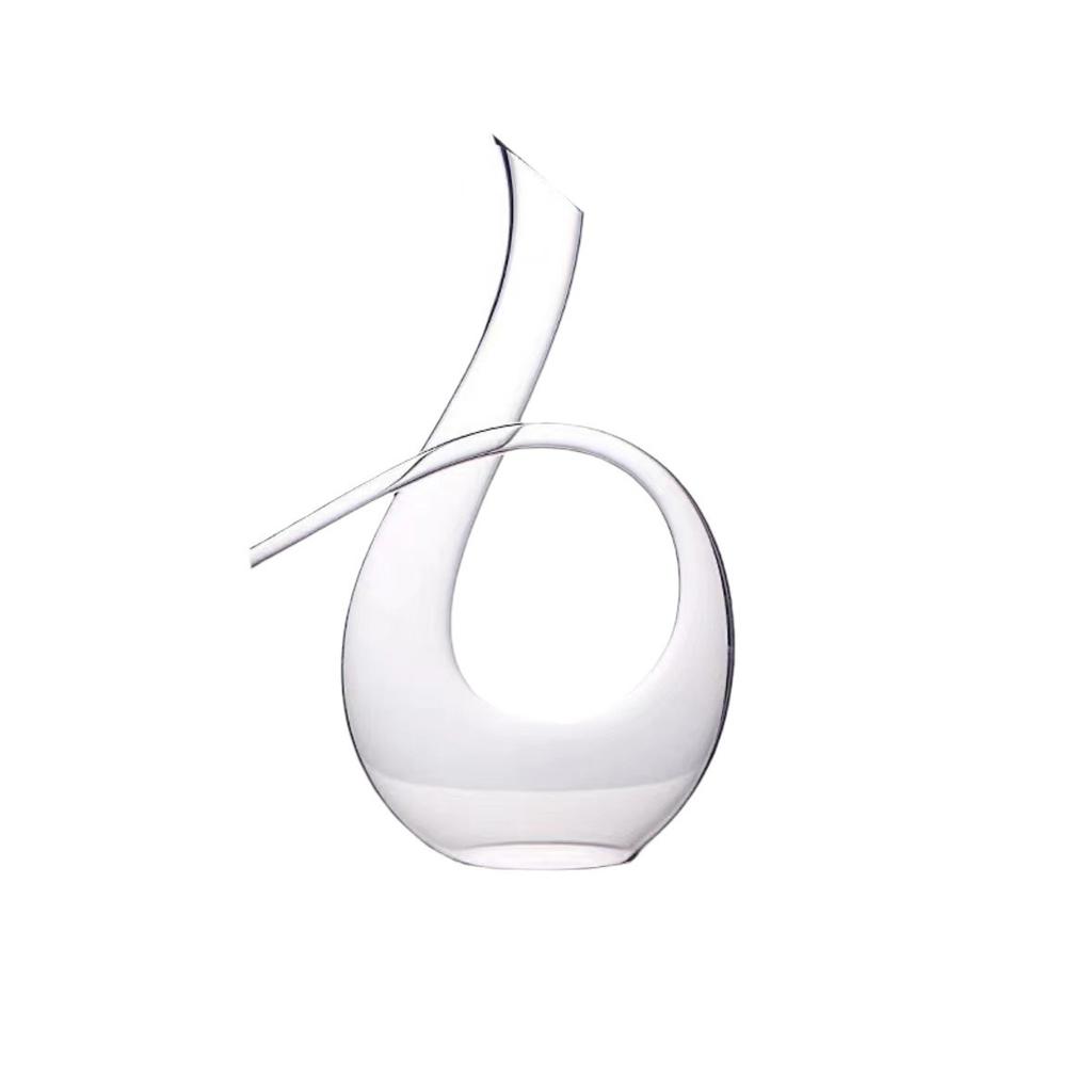 European style light luxury U-shaped swan red wine decanter home crystal glass wine decanter bottle wine pot