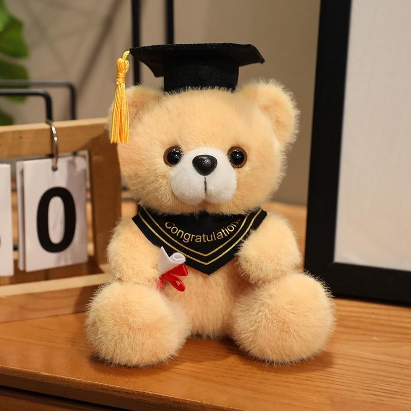 Capybara Graduation Plush Toy With Pp Cotton Filling For Commemorative Gift And Collectors Souvenir