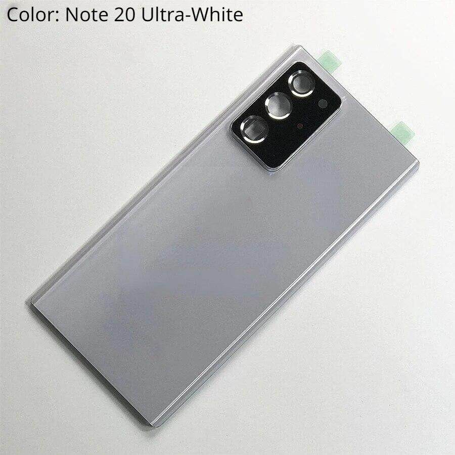 Back Glass For Samsung Galaxy Note 20 Ultra Note 20 Back Battery Cover Rear Door Housing  with Camera Lens
