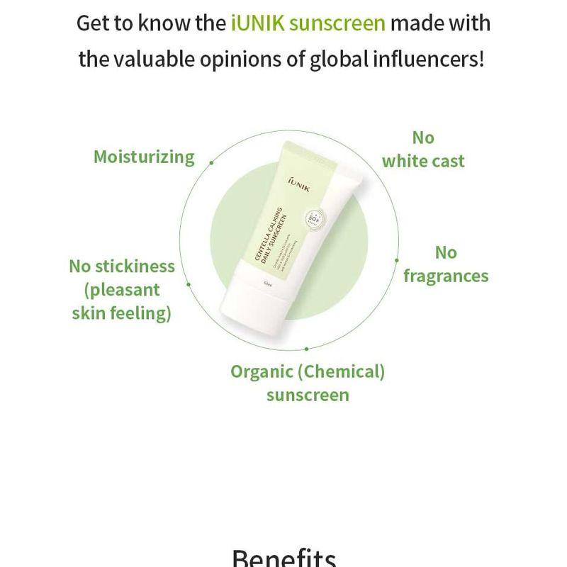 IUNIK Centella Calming Daily Sunscreen