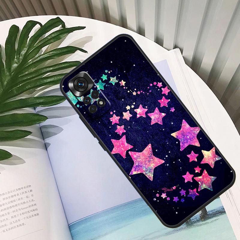 Bright Stars Art Funda For Xiaomi Redmi Note 14 13 10 11 12 15 Pro Plus Case For Redmi 15C 14C 10C 12C 13C 15