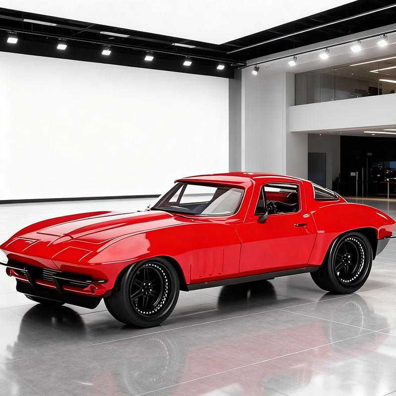 

JADA 1:24 Corvette F8 Alloy Car Diecasts & Toy Vehicles Car Model Miniature Scale Model Car For Children красный