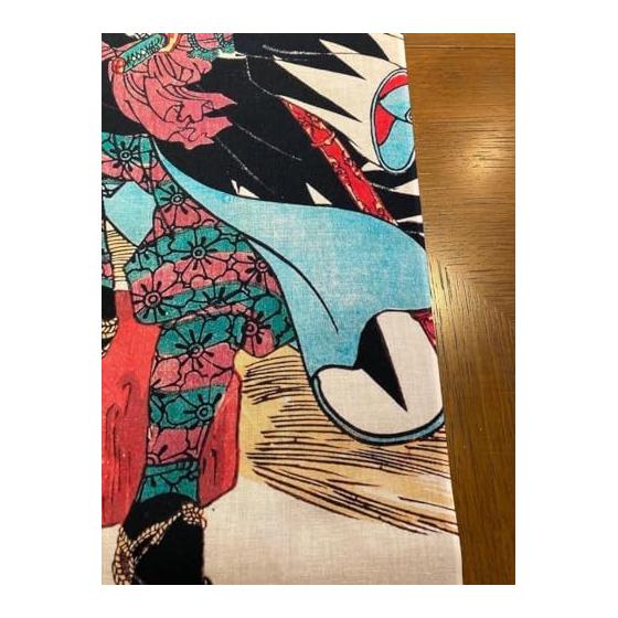 Ukiyo-e Tenugui Towel - Utagawa Kuniyoshi Seichu Gishi Den - Mase Chutayu Masaaki - 100% Cotton - Japan's Finest Tenugui Fabric - Tokuoka - Fine