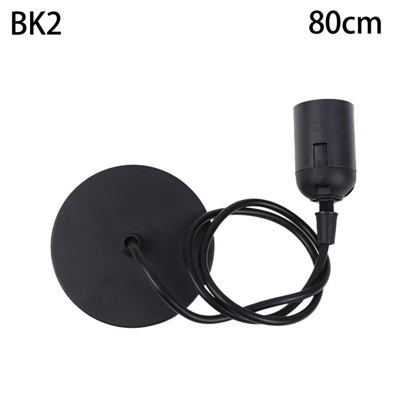 E27 Hängelampenfassung mit 0,5/0,8/1/1,2/1,5/2M Hängekabel Deckenlampensockel für Haushaltshänge-Pendelleuchte Kronleuchter