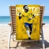 Big Stage Soccer Legend Beach Towel - Soft, Absorbent Microfiber, Lightweight, Ideal for The Beach, Parties, Travel, Camping fan gifts