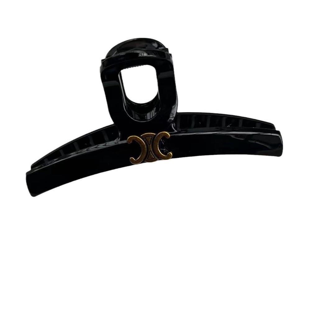 Koreanische Acryl-Haarspange für Damen, elegantes und handgefertigtes Haaraccessoire in großer Hai-Form