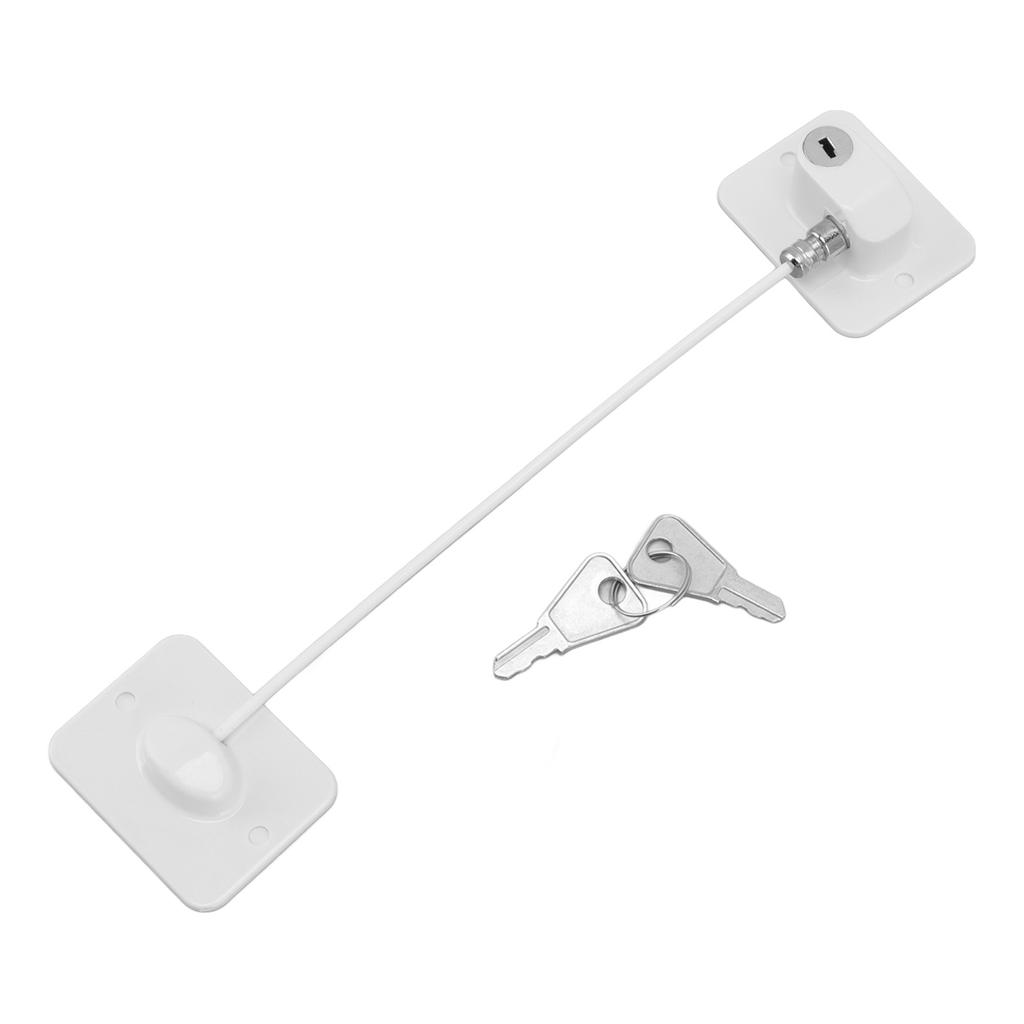 Cable Restrictor Lock Key Unlocking Window Lock Cable Restrictor Child Safety Lock for
