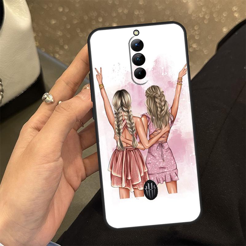 Beste Freunde BFF Passendes Case Für ZTE Nubia Red Magic 10 9 8 8S 9S 10S Pro Plus 6 7 6S 7S Pro RedMagic 10 Air Hülle