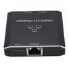 Gigabit Ethernet Splitter 1 To 2 1000Mbps RJ45 Internet Splitter Adapter Network Switcher for IPTV Router PC