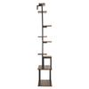 Plant Stand Indoor with Grow Lights, 160cm Tall 9-Tier Lighted Plant Shelf, Metal Corner Plants Holder, 3 Timer & 10 Brightness, Curve-Shaped Flower