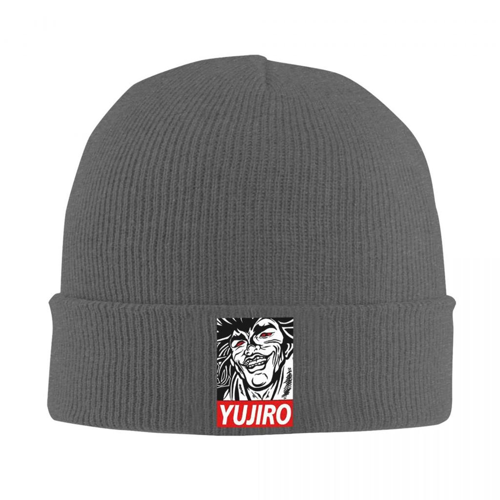 Yujiro Baki Hanma Grappler Fight Warm Knitted Cap Winter Knit Bonnet Hat Skullies Beanies Hip Hop Caps for Unisex
