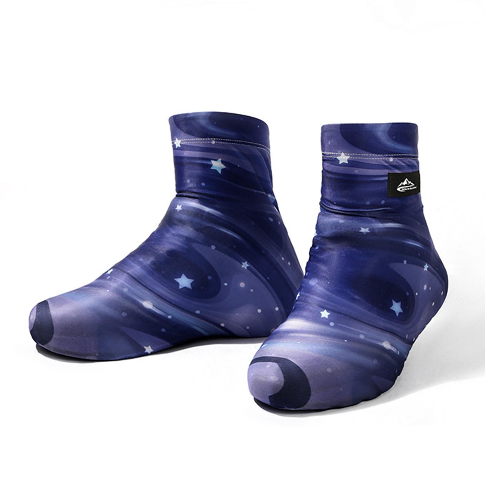 Copriscarpe Sportivi da Esterno Camping Ciclismo Sabbia del Deserto Antivento Resistenti all'Usura Antiscivolo Scarpa L violetto