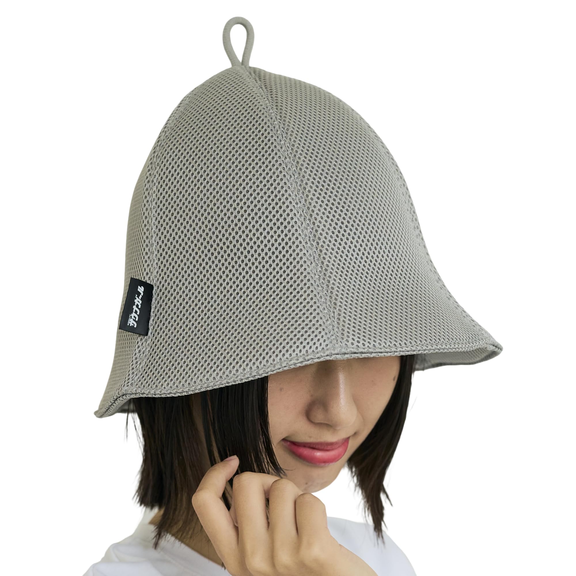 Sauna Hat Cap for Men and Mesh Sauna Sauna Deep for Public Hot Convenient Sauna Hat Gray Women, Hat, Boy, Quick-Drying, Washable, Foldable, Fit, серый