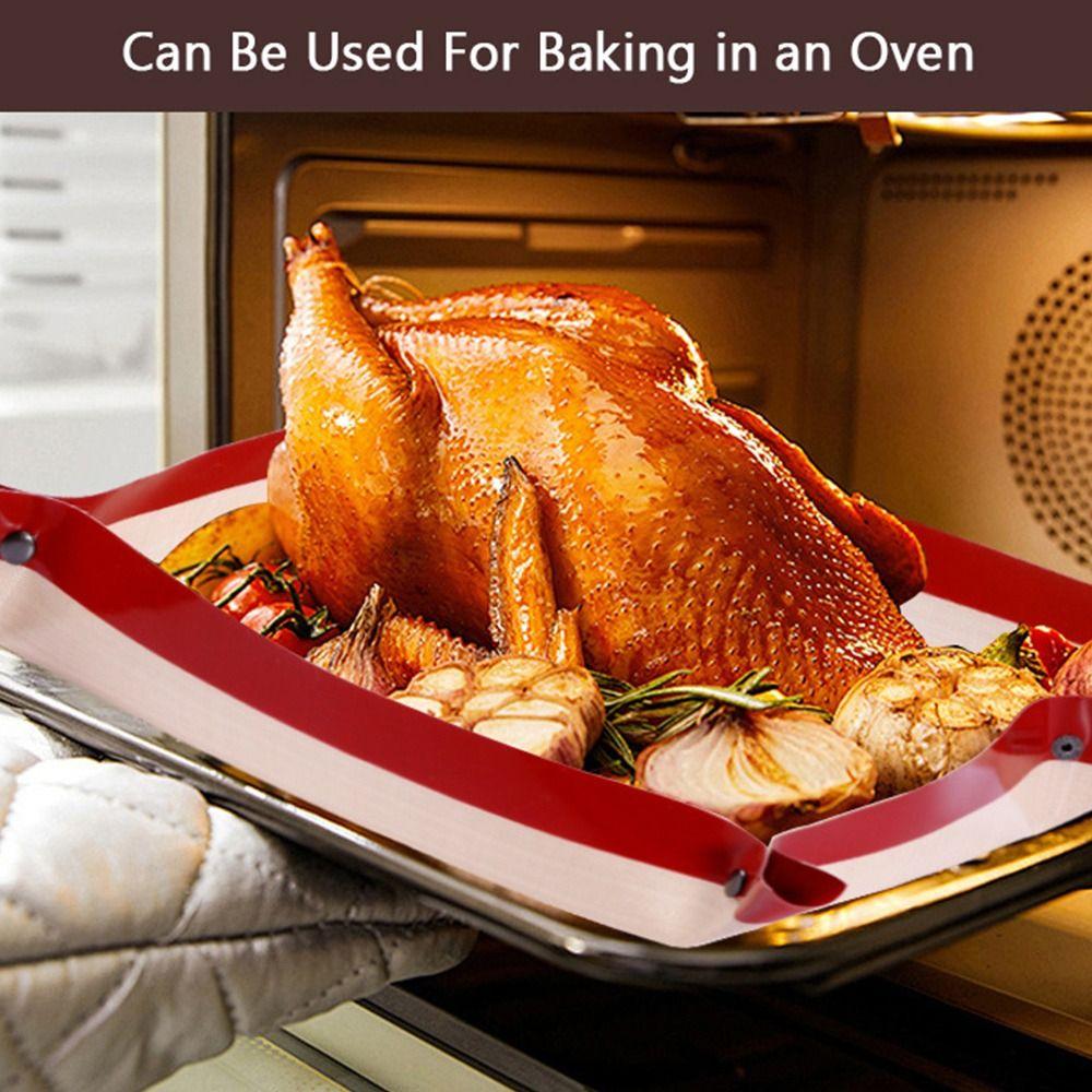 Heat Resistant Silicone Baking Mat Non-Stick Oven Liner Baking Basket Baking Tray  Dessert Making