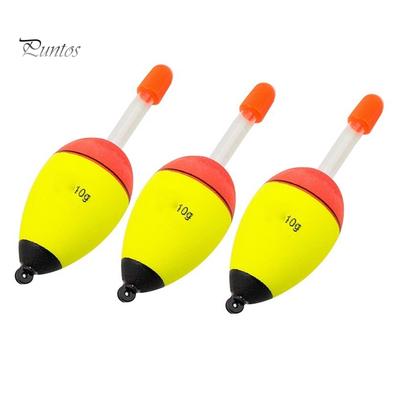 Puntos 3 pezzi 2.2-4.4g EVA boa galleggiante luminoso rilevatore di esche per pesci accessori per la pesca