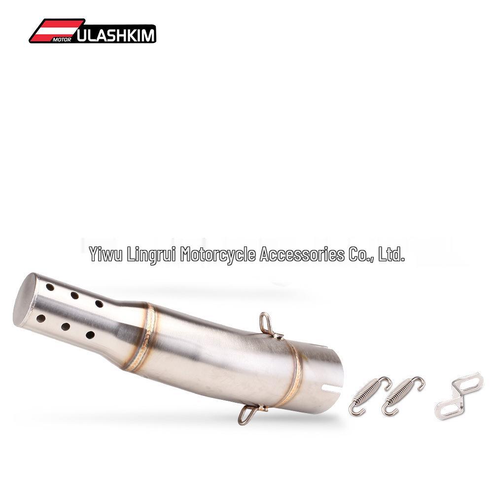 Stainless Steel Mid-Pipe for CFMoto NK400 Motorcycle Exhaust Modification