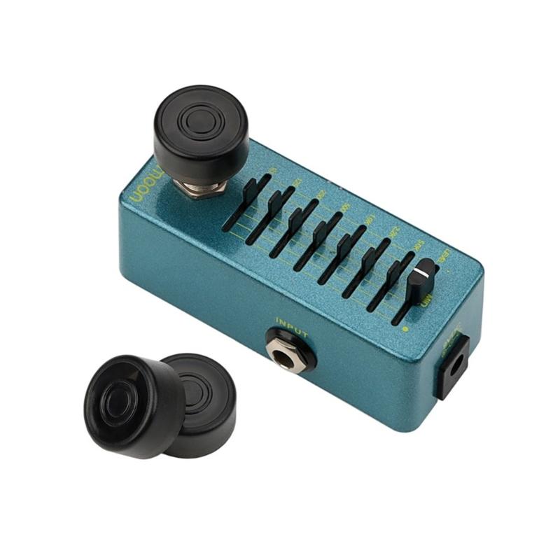 2Pcs Colorful Guitar Effect Pedal Footswitch Toppers, Guitar Foot Nail Effect Pedal Protections Caps Guitar Effect Part