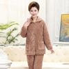 Women's Winter Fleece Lined Warm Pajama & Loungewear Set