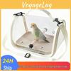 Outing Crossbody Parrot Foldable Bird Backpack Transparent Travel Cage For Cockatiels And Small Pets