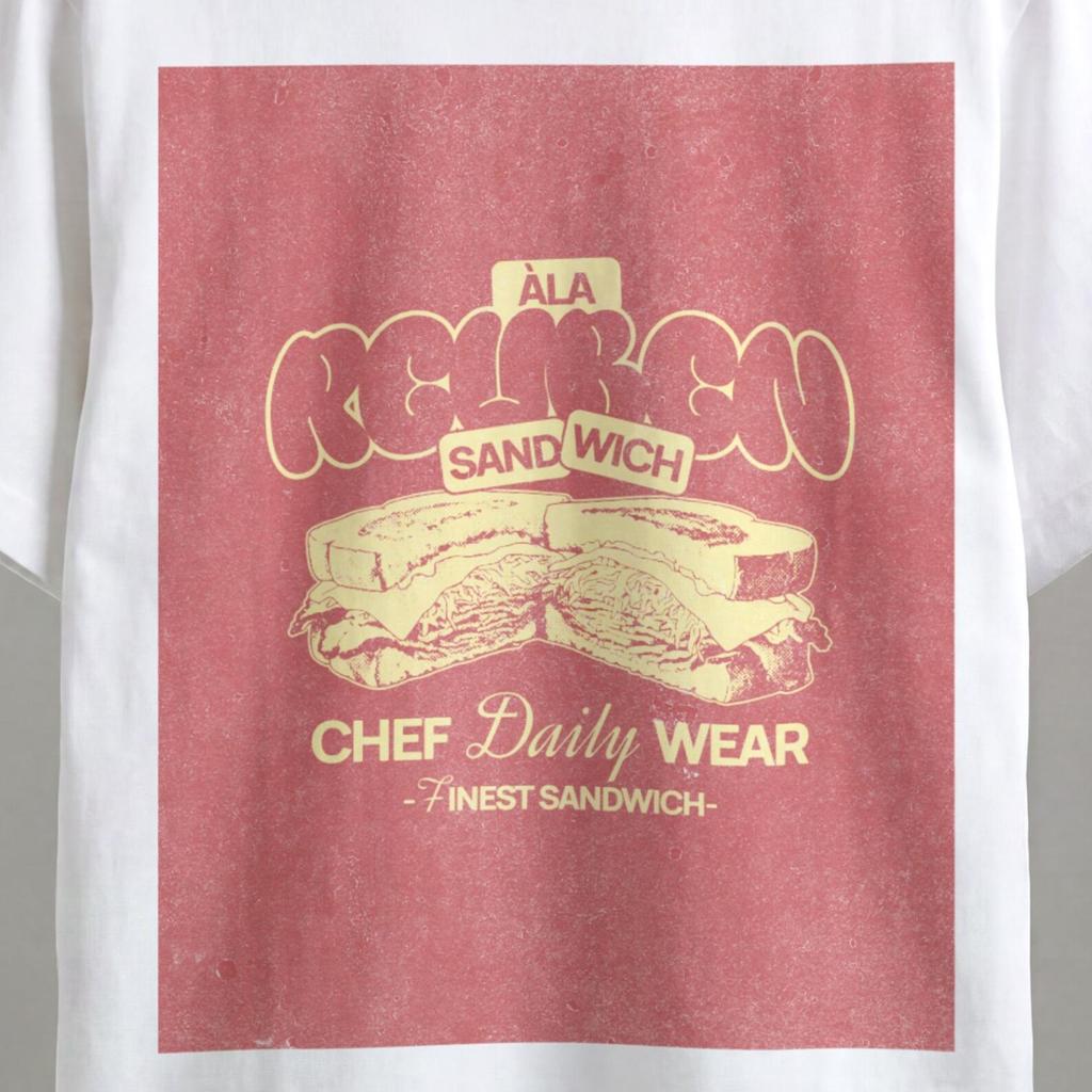 Reuben Sandwich Chef Shirt and kids tshirt | Vintage Foodie Graphic Tee | Retro Diner Clothing