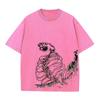 2025 Anime Attack on Titan Trička Vintage Prané Tričko Harajuku Oversize Bavlněné Tričko Bavlna Móda Streetwear Unisex Top