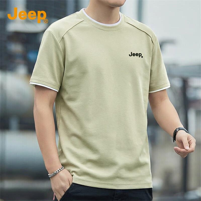 Jeep Men s Breathable Color-block T-shirt XL