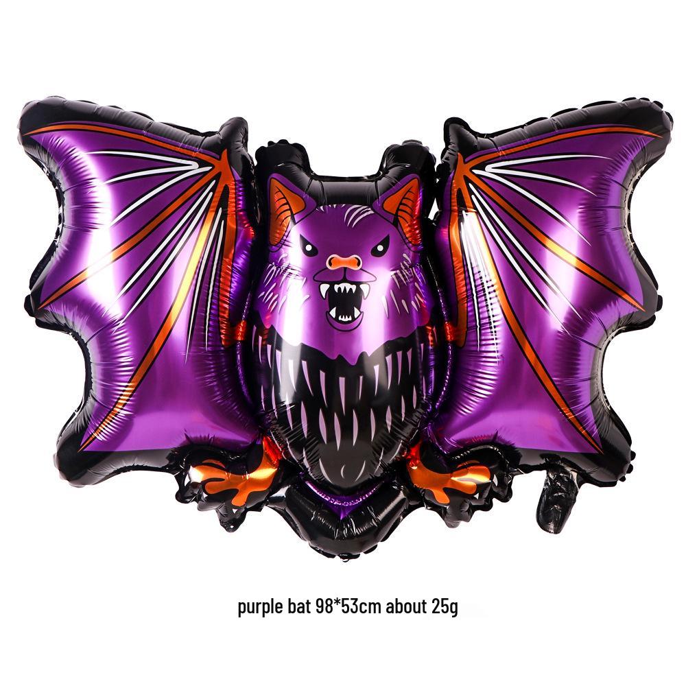 Aluminum Foil Balloons: Halloween Decorations with Ghosts, Skeletons, Pumpkins, and Bats