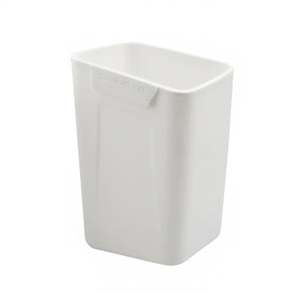 

Square Car Door Trash Can Silicone Storage Bucket Universal Car Door Storage Box For Car Side Door white-right