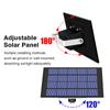 Solar Pendant Light 4-head Outdoor Waterproof Solar Powered Shed Lights Rechargeable LED Ceiling