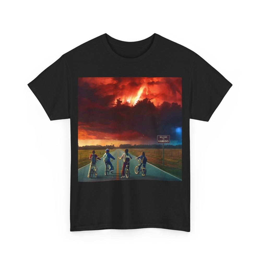 Stranger Things T-Shirt Welcome To Hawkins Shirt Stranger Things Fan Gift Tee Unisex T-Shirt S