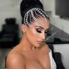 Rhinestones Crystal Hair Comb Jewelry Bridal Modern Headdress Blingbling Hair Jewelry Bride Wedding Party