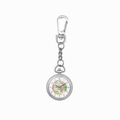 Reloj de Bolsillo Analógico Q&Q con Diseño de Jorge el Curioso, Unisex, Q68B-501PK