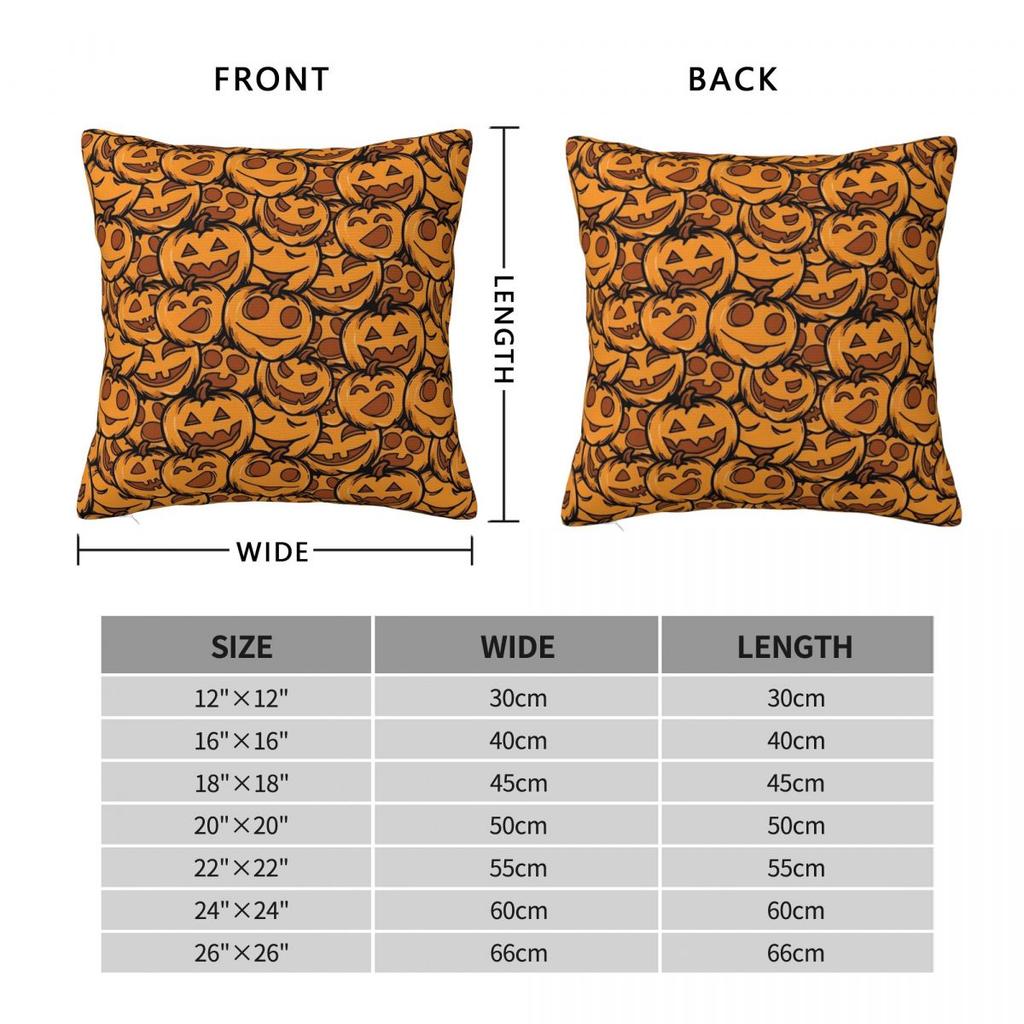 Pillow Case Pumpkin Fall Soft Pillow Cover Funny Cushion Cover Pattern Pillowcases For Wedding Party Home Decor