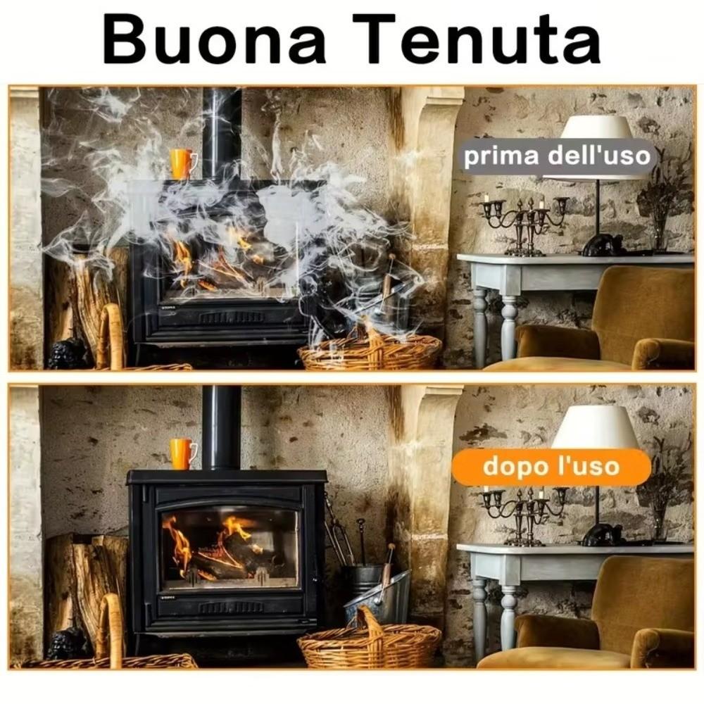 Self Adhesive Fireplace Seal Rope Heat Resistant Flat Wood Stove Gasket Tape Fiberglass Fireplace Door Gasket Pellet Stove