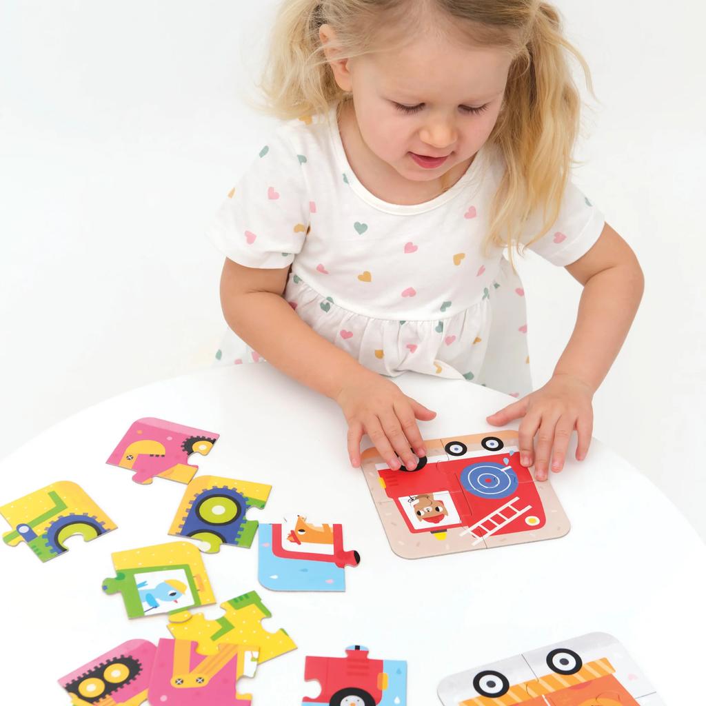 On-the-Go Puzzles. Vehicles 2+