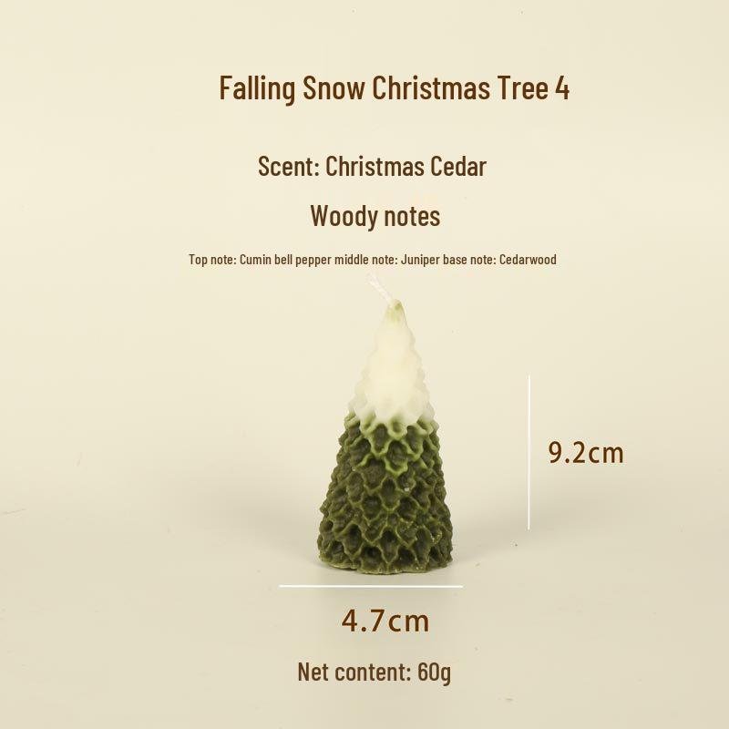 Christmas Scented Atmosphere Candles and Imitation Ornament Gifts