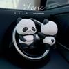 Auto Perfume Aromatherapy Cute Belly Meat Panda Air Outlet Decoration Supplies Fragrant Stone Girls' Gifts Classy