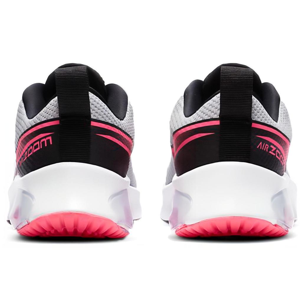 Nike Air Zoom Arcadia Synthetikleder Niedrig geschnitten Laufschuhe Grau Rosa Unisex CK0715-002